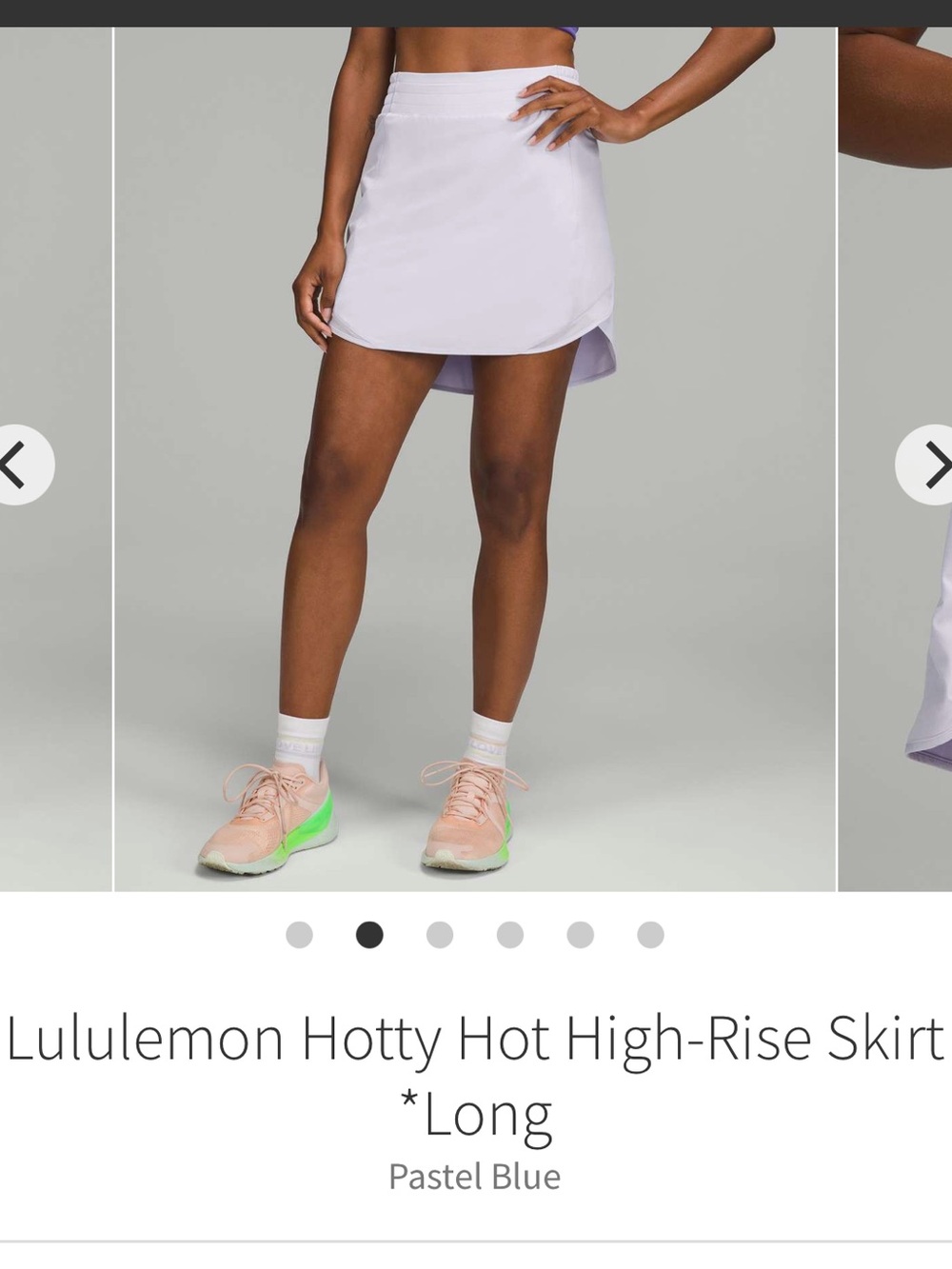 Lululemon Hotty Hot High-Rise Skirt